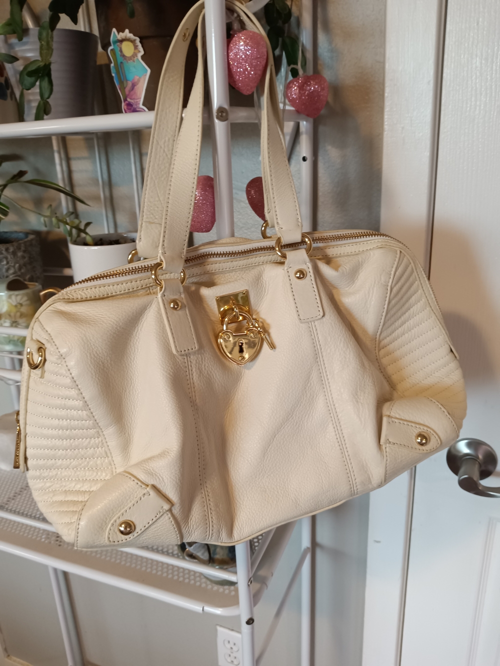 Juicy Couture Steffy Leather Satchel Handbag